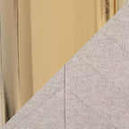 LumiSource Ensemble de 2 tabourets de bar réglables Henry Or/Tissu beige