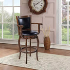 Tabouret de bar pivotant très haut Boraam Jones, finition cappuccino