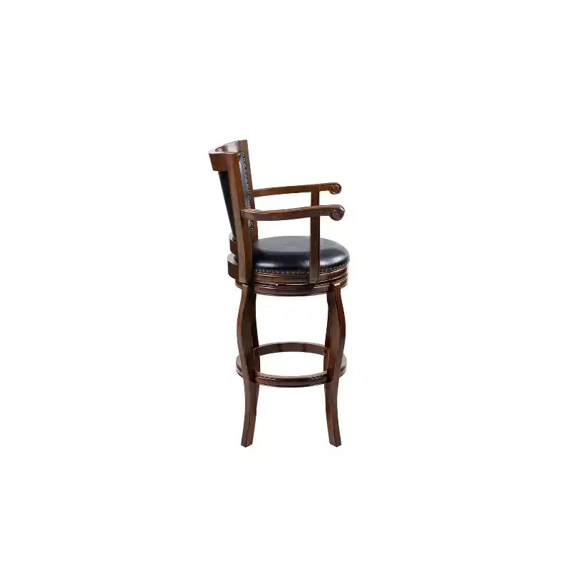 Tabouret de bar pivotant très haut Boraam Jones, finition cappuccino