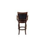 Tabouret de bar pivotant très haut Boraam Jones, finition cappuccino