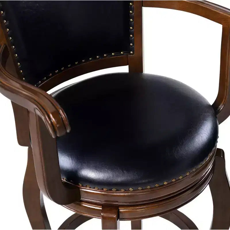 Tabouret de bar pivotant très haut Boraam Jones, finition cappuccino