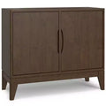 WyndenHall Pearson 2 Door Sideboard Buffet / Storage Cabinet Walnut Brown