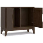 WyndenHall Pearson 2 Door Sideboard Buffet / Storage Cabinet Walnut Brown