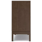 WyndenHall Pearson 2 Door Sideboard Buffet / Storage Cabinet Walnut Brown