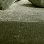 Christopher Knight Home Lyla, canapé d'angle incurvé moderne 5 places en éponge entièrement compressée de 355 cm, vert