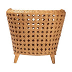 Fauteuil d'appoint Daiwa Ratan Accent Chair Light Honey de bali & pari