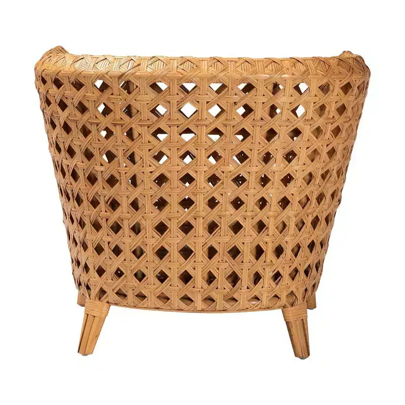 Fauteuil d'appoint Daiwa Ratan Accent Chair Light Honey de bali & pari