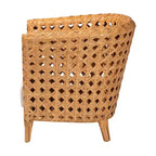 Fauteuil d'appoint Daiwa Ratan Accent Chair Light Honey de bali & pari