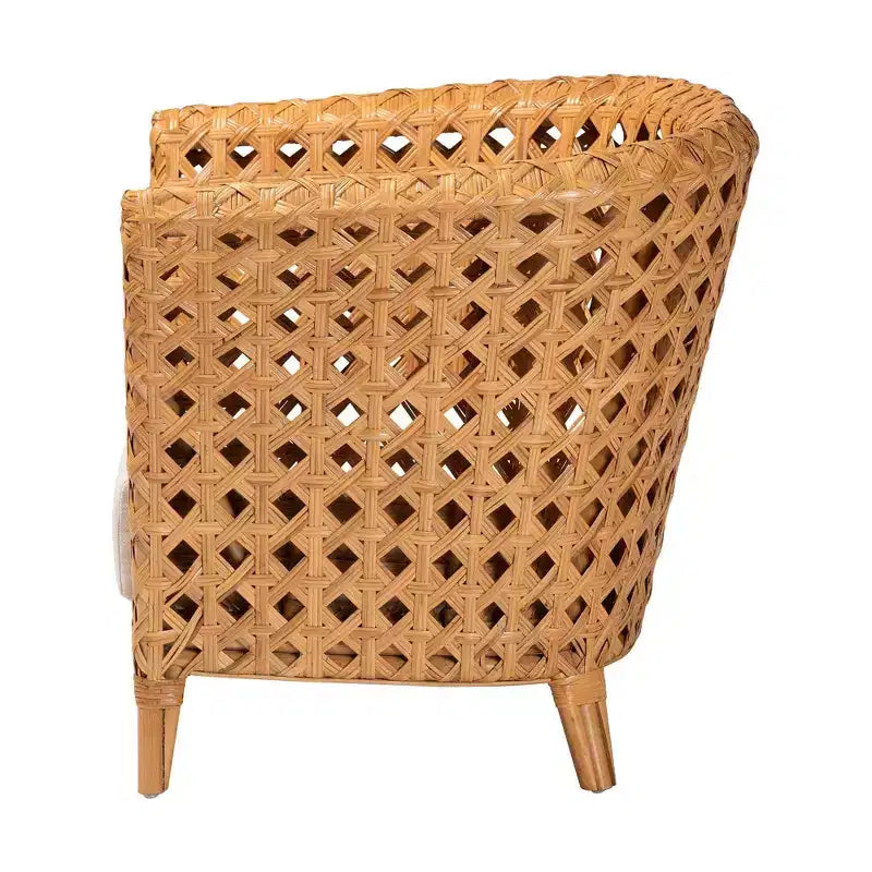 Fauteuil d'appoint Daiwa Ratan Accent Chair Light Honey de bali & pari