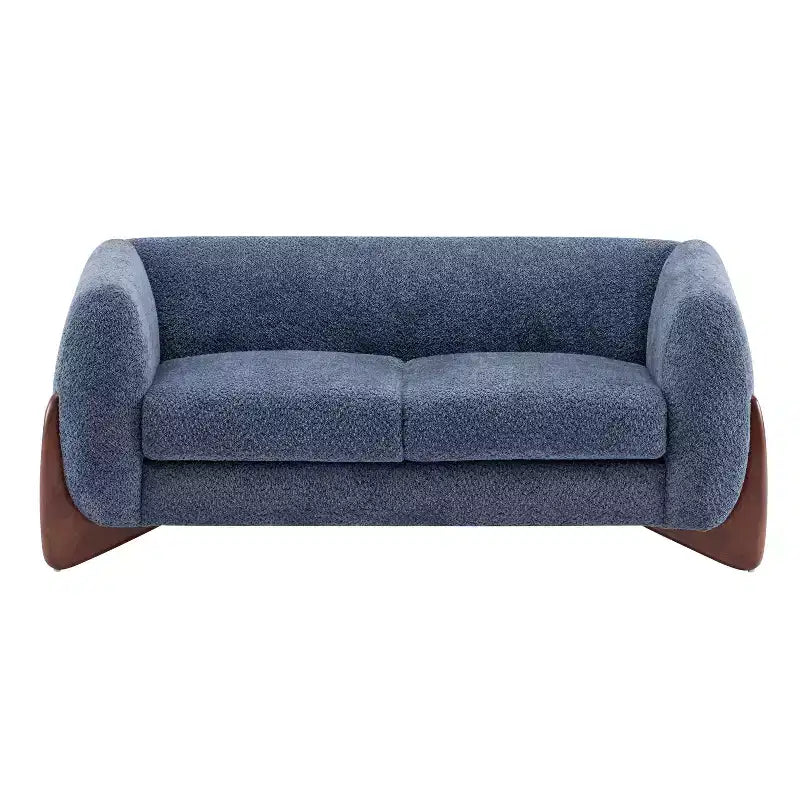 Christopher Knight Home Lucy Canapé combiné 3 et 2 places rembourré moderne bleu