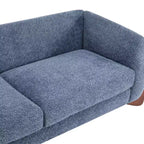 Christopher Knight Home Lucy Canapé combiné 3 et 2 places rembourré moderne bleu