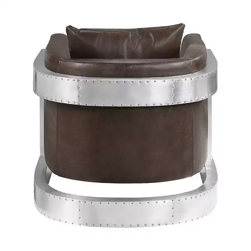Fauteuil d'appoint en cuir Acme Furniture Betla Espresso
