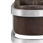 Fauteuil d'appoint en cuir Acme Furniture Betla Espresso