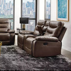 Acme Furniture Canapé Aashi Cuir Marron