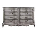 Acme Furniture Ariadne 8-Drawer Dresser Antique Platinum Finish