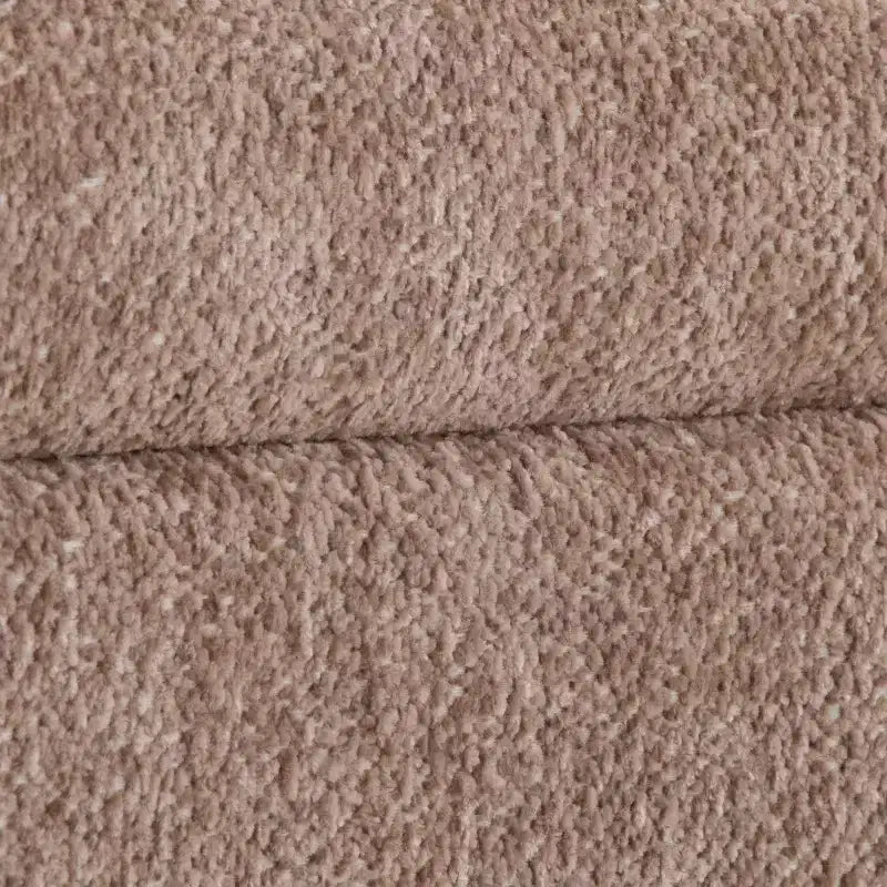 Banc Daniella LumiSource Acier noir/Tissu marron