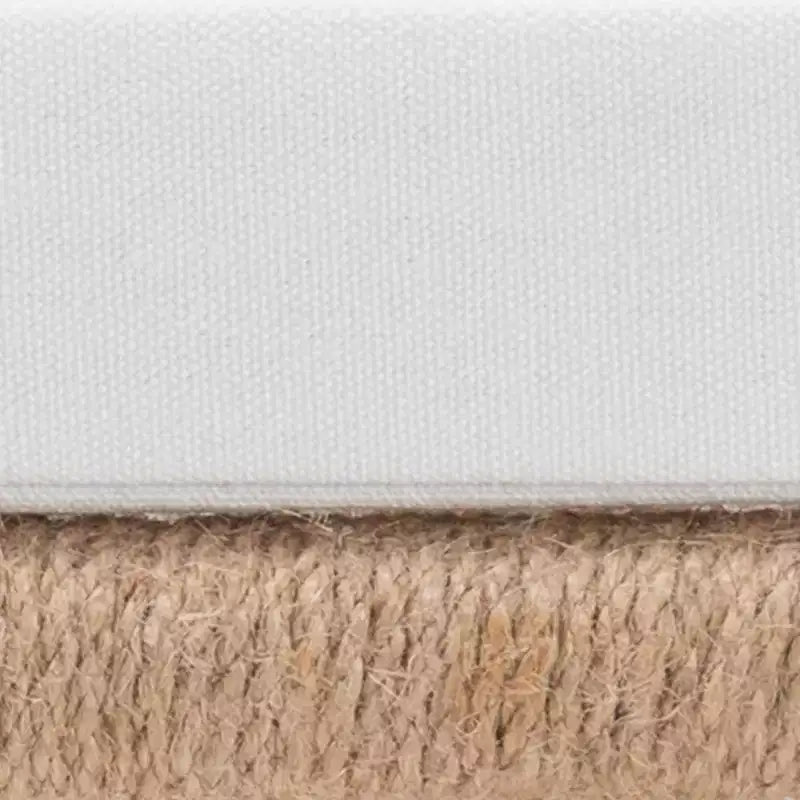 Banc d'appoint en jonc de mer naturel Maliyah bali & pari, marron naturel
