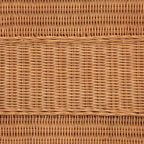 bali & pari Table d'appoint en rotin tressé Minahasa Miel clair