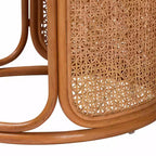 Table d'appoint large en rotin bali & pari Eldon, miel clair