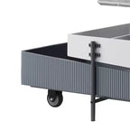 Table basse Acme Furniture Wilkins fini blanc/gris