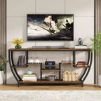 LITTLE TREE Table console longue 180 cm marron