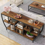 LITTLE TREE Table console longue 180 cm marron