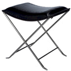 Tabouret de coiffeuse en fer et cuir faits à la main, style ferme, 4 couleurs, 49,5 cm L