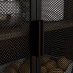 Meuble de Rangement de Cuisine avec Placard et Support à Micro-ondes 70.9W