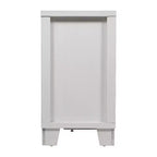 Flash Furniture Wells Modern Kitchen and Dining Room Buffet Sideboard Storage Cabinet, Engineered Wood with 3 Tempered Glass Doors and 3 Drawers