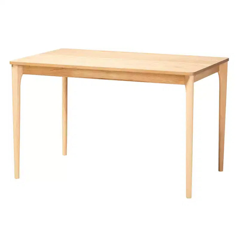 Ensemble de salle à manger 5 pièces Baxton Studio Sabelle moderne bohème en bois et rotin