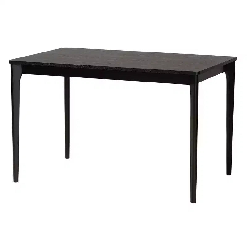 Baxton Studio Brenna Modern Bohemian Wood 5-Piece Dining Set