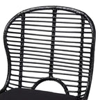 Baxton Studio Brenna Modern Bohemian Wood 5-Piece Dining Set
