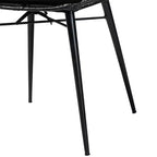 Baxton Studio Brenna Modern Bohemian Wood 5-Piece Dining Set