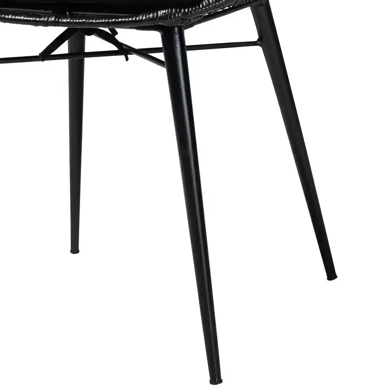Baxton Studio Brenna Modern Bohemian Wood 5-Piece Dining Set