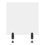 Stand Up Desk Store ReFocus Acrylic Divider Partition Sneeze Guard Shield for Desks, Tables, and Cubicle Walls