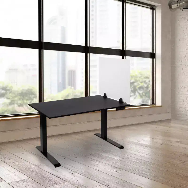 Stand Up Desk Store ReFocus Acrylic Divider Partition Sneeze Guard Shield for Desks, Tables, and Cubicle Walls