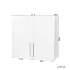 Armoire de rangement empilable, blanc