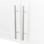 Armoire de rangement empilable, blanc