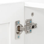 Armoire de rangement empilable, blanc