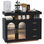 39Buffet large avec éclairage LED - N/A