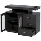 39Buffet large avec éclairage LED - N/A
