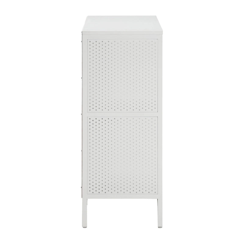 Bibliothèque de rangement 4 cubes de 29 po de largeur, conception industrielle en bois et métal, 15 lb par cube, 3 finitions