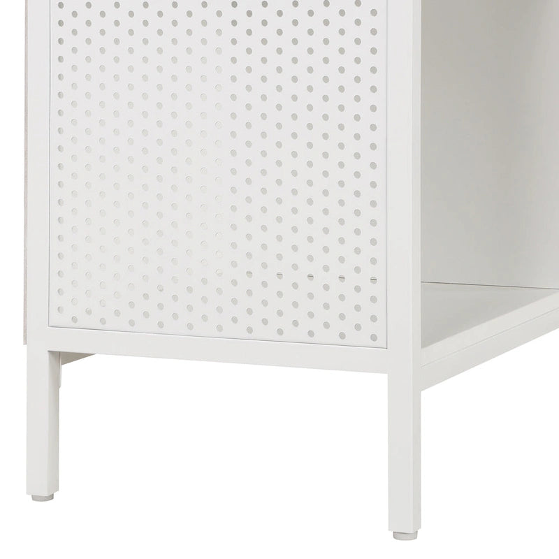 Bibliothèque de rangement 4 cubes de 29 po de largeur, conception industrielle en bois et métal, 15 lb par cube, 3 finitions