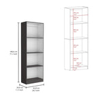 Lot de 2 bibliothèques larges Kenyon Tall à 5 étagères - S.O.