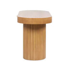 Jennifer Taylor Home Jesse 55.5 Single Drawer Oval Computer Desk