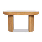 Jennifer Taylor Home Jesse 55.5 Single Drawer Oval Computer Desk