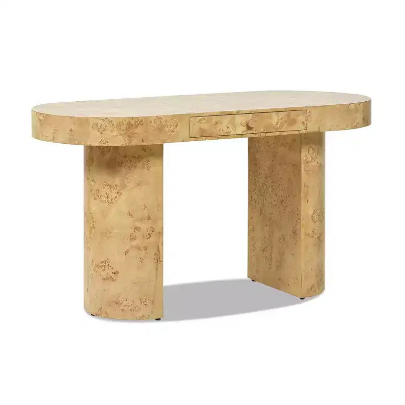Jennifer Taylor Home Jesse 55.5 Single Drawer Oval Computer Desk