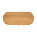 Jennifer Taylor Home Jesse 55.5 Single Drawer Oval Computer Desk