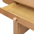 Jennifer Taylor Home Jesse 55.5 Single Drawer Oval Computer Desk