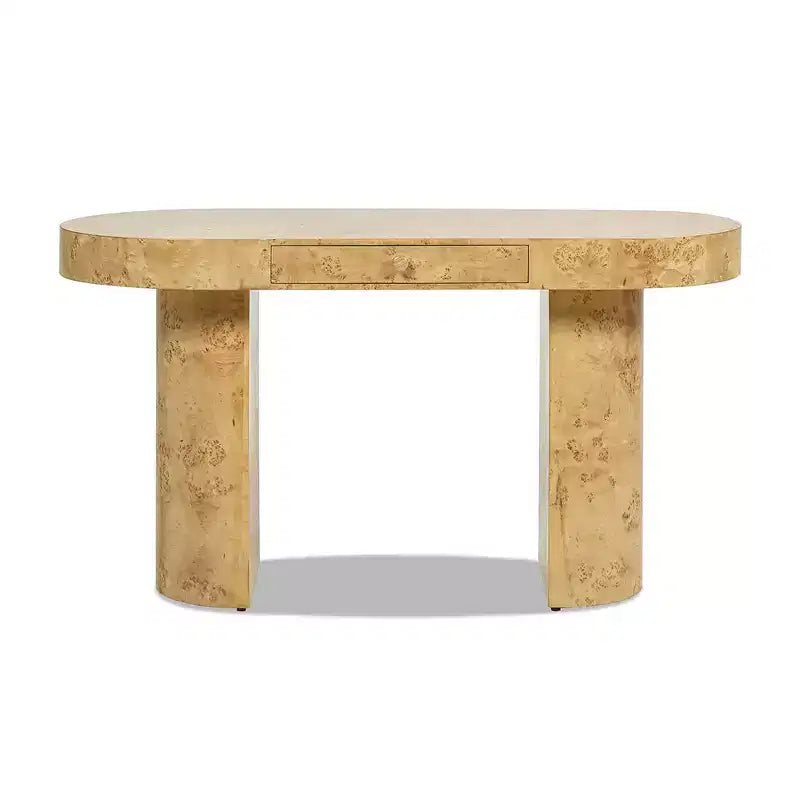 Jennifer Taylor Home Jesse 55.5 Single Drawer Oval Computer Desk